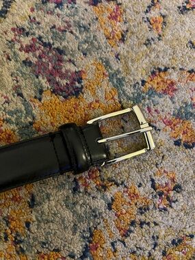 Crockett & Jones Leather Belt - black
